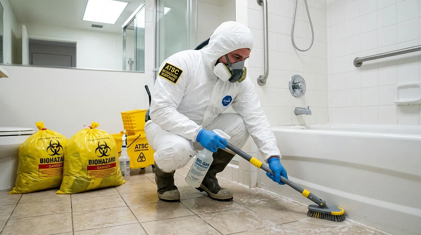 Decontamination equipment deployed for Blood Cleanup in Jupiter